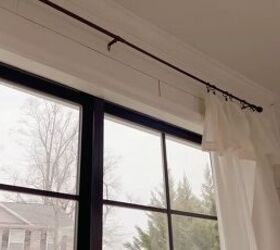 White curtains