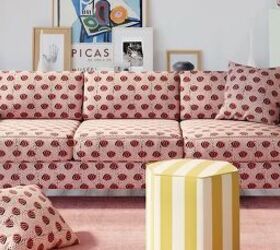 common decorating mistakes, Couch with a bold pattern