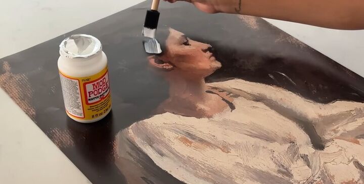 DIY faux oil painting