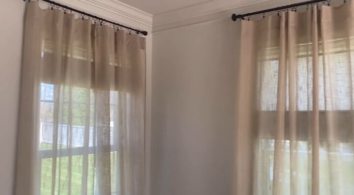 luxury living room, Amazon linen curtains