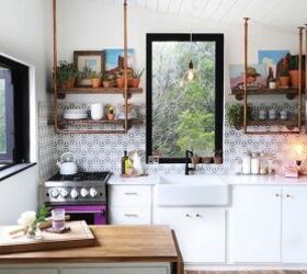 3 Cute Small Kitchen Designs & How to Style Open Shelving