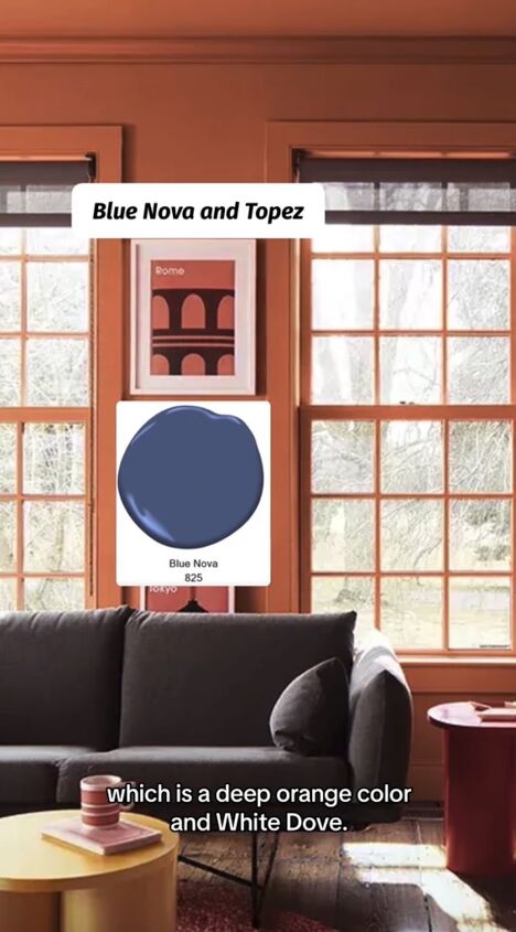 benjamin moore color of the year 2024, Blue Nova paired with Topaz