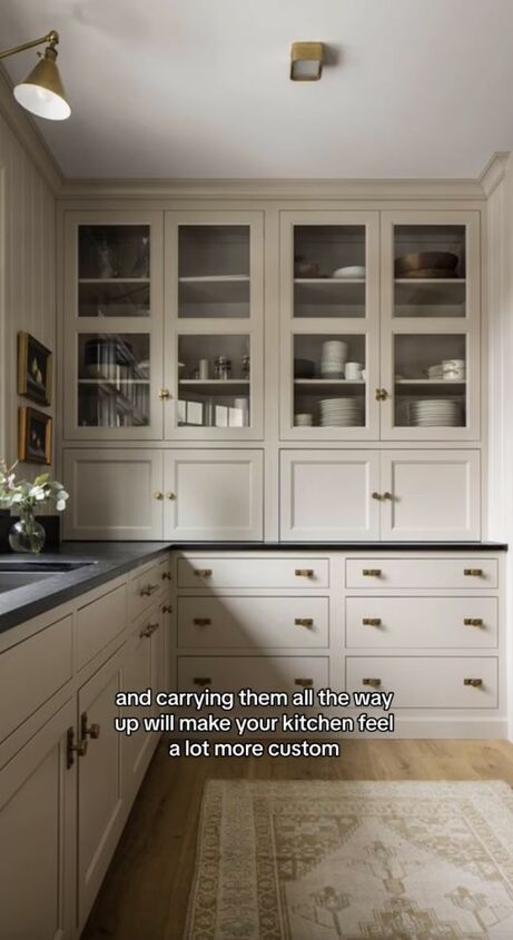 kitchen design mistakes, Extending cabinetry to the ceiling