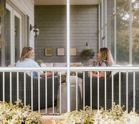 The genius thing she did to her porch to make it one of the most used spaces in her home