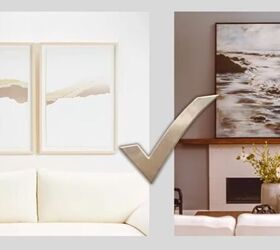 balance in interior design, Proportionate artwork on walls