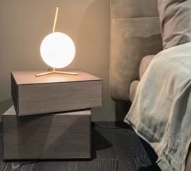 balance in interior design, Nightstand lamp