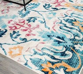 eclectic glam, Colorful rug