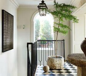 timeless elegance with checkered tile