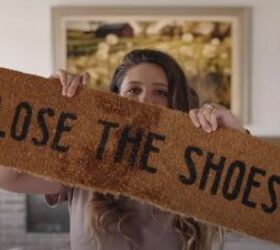 amazon home decor, Lose the Shoes doormat