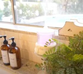 how to decorate after christmas, Sink with labeled soap dispensers
