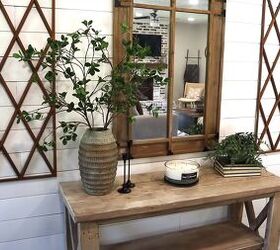 Entryway console table styling