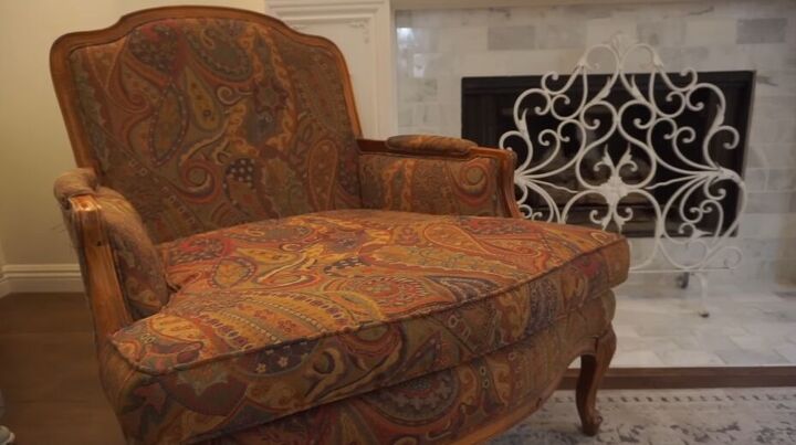 cozy home decor, Thrifted armchair