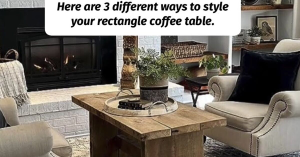 3 Ways to Style Decorations for a Rectangle Coffee Table | Redesign