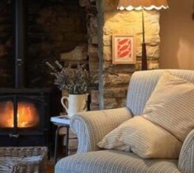 cottagecore interior design, Wood stove