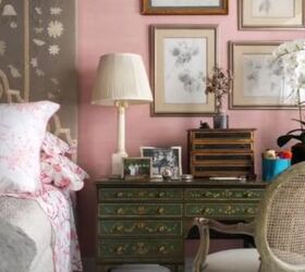 cottagecore interior design, Pink cottagecore bedroom