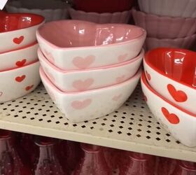valentines day decor, Heart shaped bowls