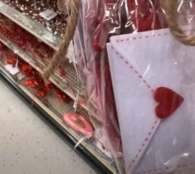 valentines day decor, Felt envelopes with a heart