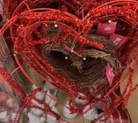 valentines day decor, Heart wreath forms