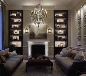 family room design, Overhead and ambient lighting 4