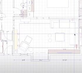 family room design, Sample floor plan 1