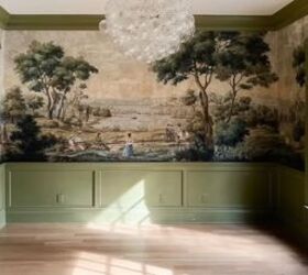 interior design trends 2024, Murals across the walls of the room