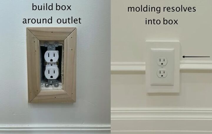 how to panel a wall, Electrical outlets in a box
