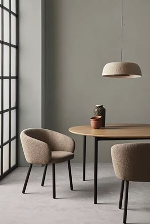 Minimalist chairs and dining table