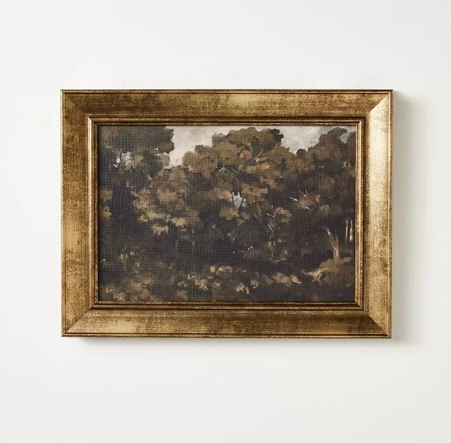 studio mcgee spring 2024, Moody Trees framed wall canvas board