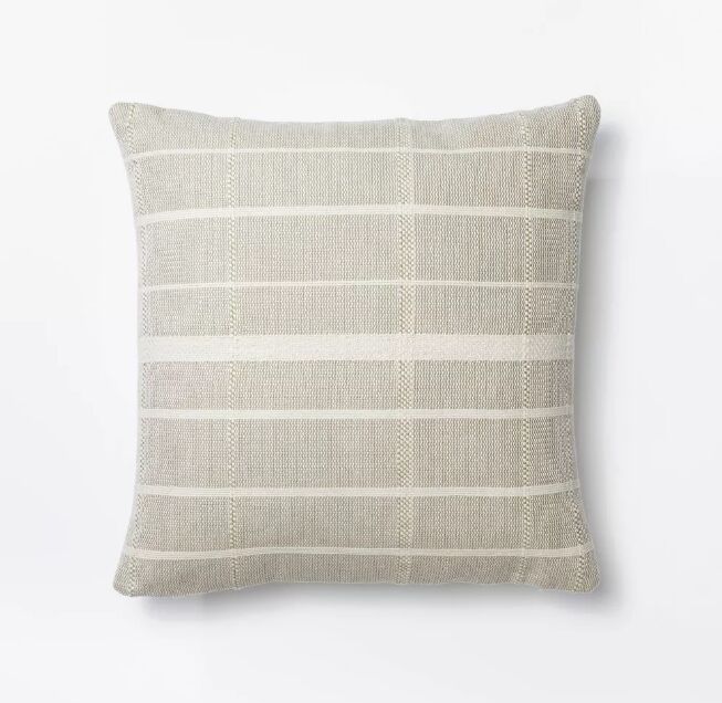 studio mcgee spring 2024, Woven striped throw pillow