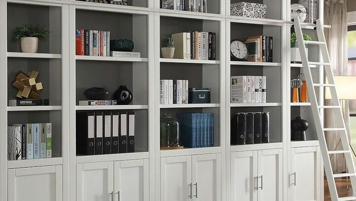 how to style bookshelves, Styled bookshelves