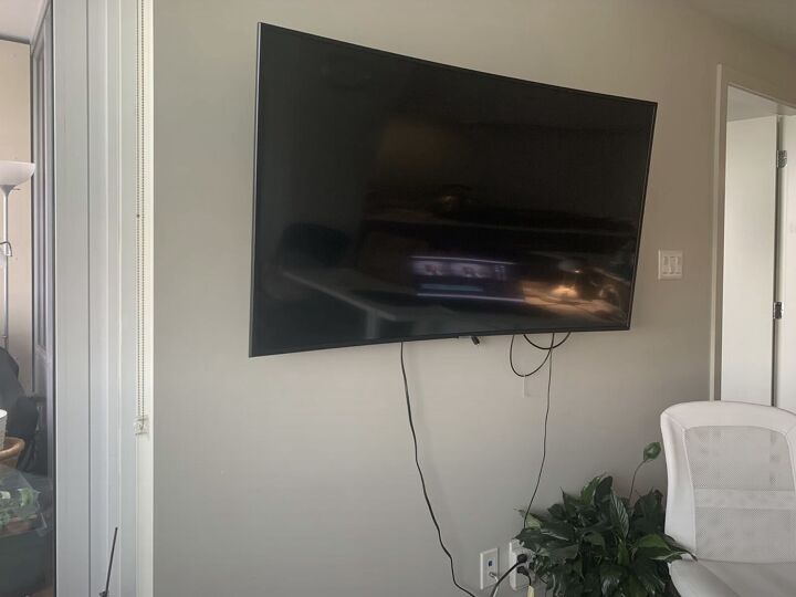 TV on the wall