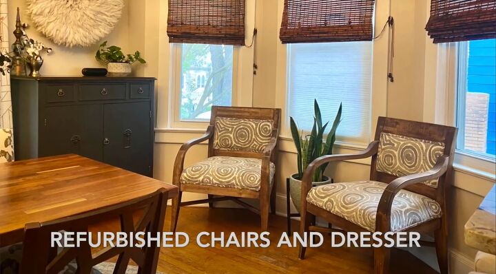 Refurbished chairs and dresser