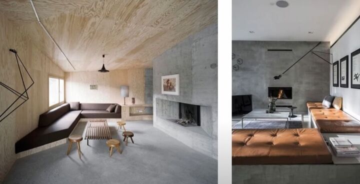 interior design materials, Concrete in interior design