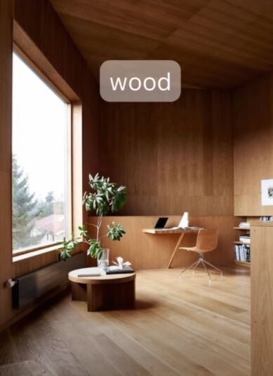 interior design materials, Wood in interior design