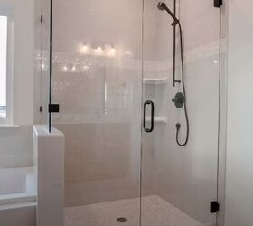 high maintenance designs, Glass shower
