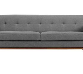 Tufted back mid-century modern sofa