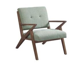 Mid-century modern chair with organic curves