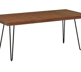 Mid-century modern table with hairpin legs