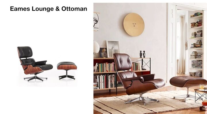 Eames lounge and ottoman