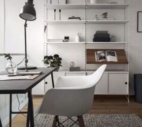 scandinavian design, Minimalist Scandi home office