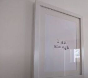quirky design, Frame with I am enough