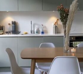 london flat, Neutral minimalist kitchen