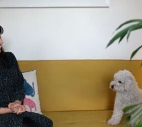 london flat, Flat owner and her dog