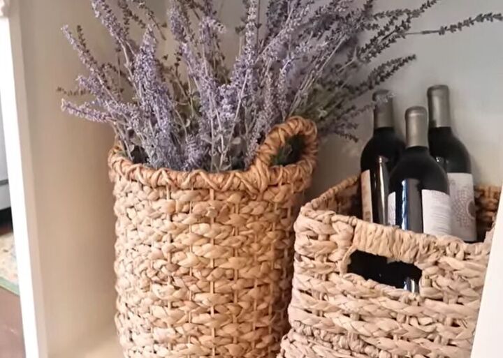 Spring basket with lavender