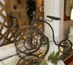 spring porch decor, Bicycle decor