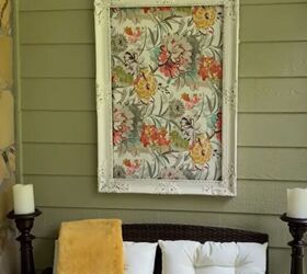 spring porch decor, DIY wall art