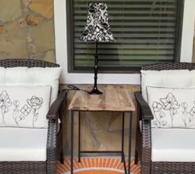 spring porch decor, Little pillows on the chairs