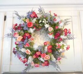 french country spring decor, Spring wreath