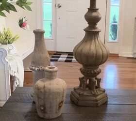farmhouse spring decor, Wood and natural vases