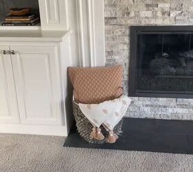 cozy home, Textured pillow covers and throw blankets in a basket